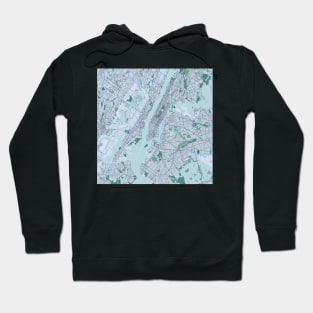 New York City Map |  I Love New York | Map of New York City Hoodie